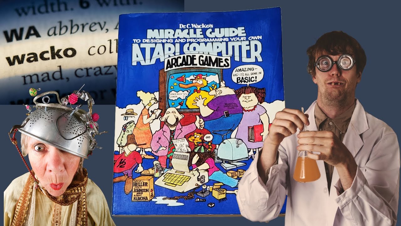 vgm_atari's tweet card. Rare Atari 8-Bit Programming Book from 1983 – Why Is Dr. C. Wacko’s...