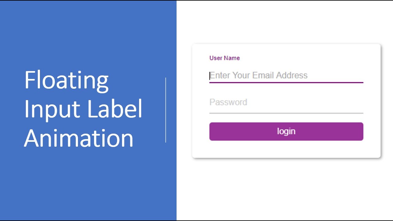 CodePractical's tweet card. Floating Input Label Animation
