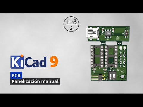 AqueronteBlog's tweet card. KiCad 9. Panelización manual de PCBs