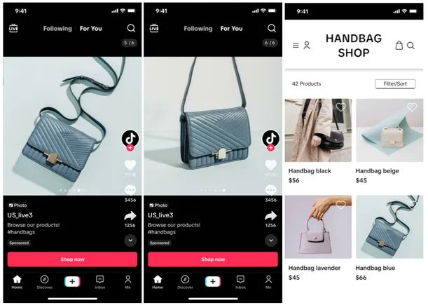 code3's tweet card. Some new options for brands looking to sell on TikTok. 