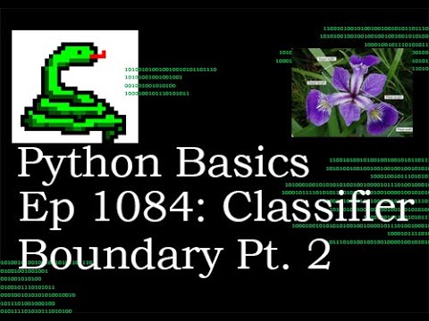 Python_Basics's tweet card. Python Basics Tutorial Building a Classifier Boundary Pt 2 || Machine...