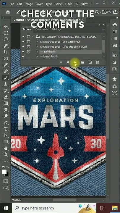 psddude's tweet card. Custom Embroidered Patches