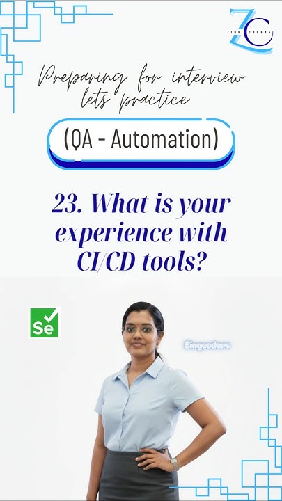 zingcoder's tweet card. Day 23 | Java Selenium Interview QA | My Experience with CI/CD Tools...