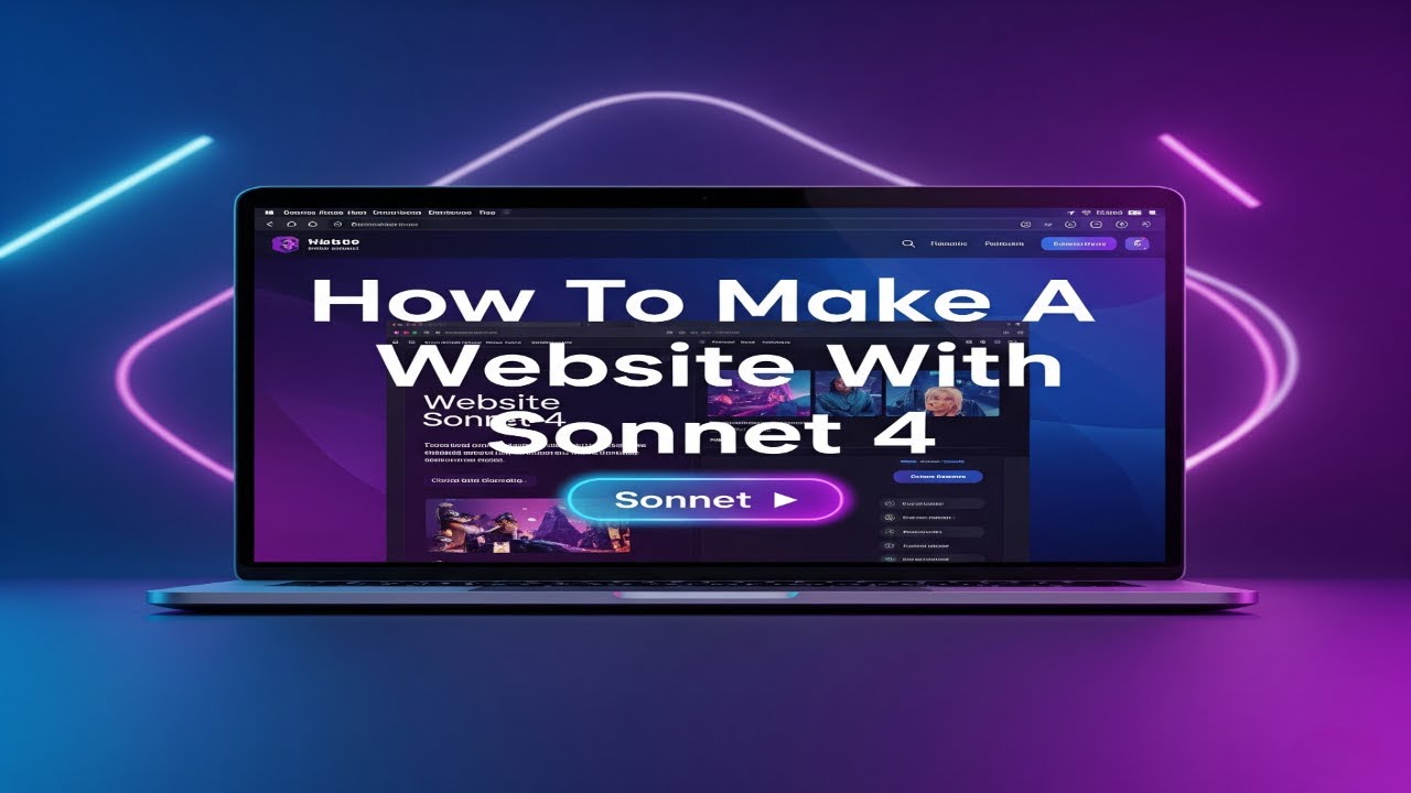 MrZ2128's tweet card. How To Make A Website With Sonnet 4