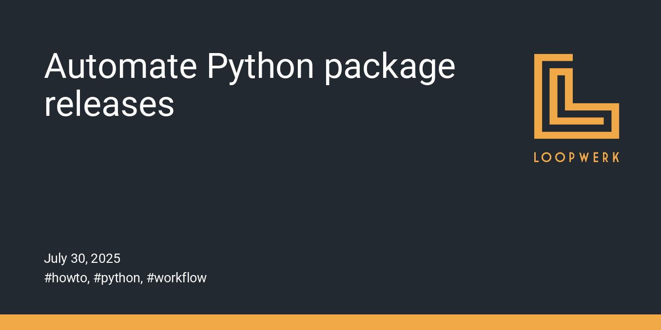 pycoders's tweet card. I maintain a handful of Python packages. Here’s how I automate creating new releases, both on PyPI and GitHub.