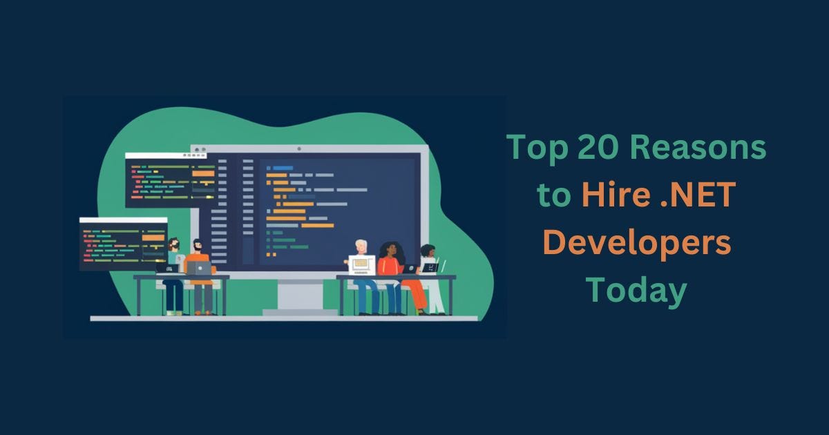 KrunalVyaas's tweet card. Discover 20 great reasons to hire .NET developers today and boost your project’s success!
