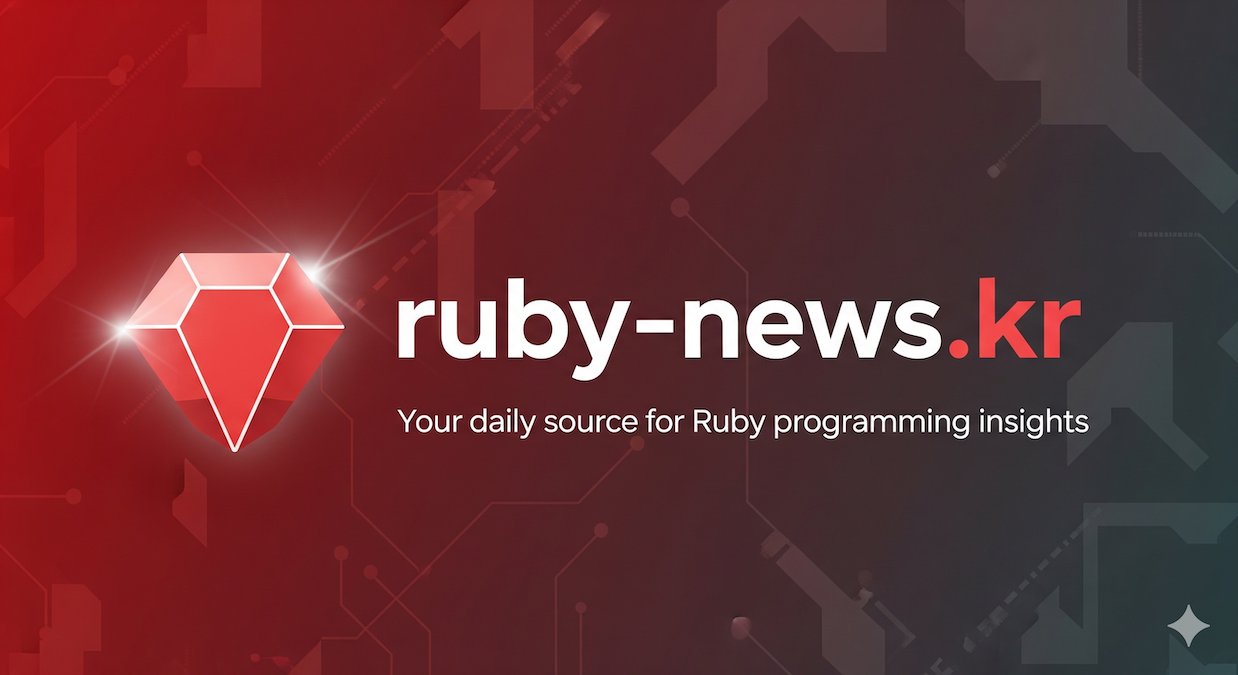 rubynewskr's tweet card. 최신 Ruby, Rails, AI 관련 뉴스와 트렌드를 한곳에서 만나보세요