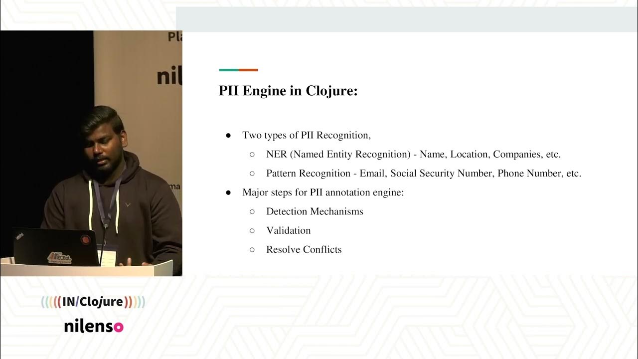 in_clojure's tweet card. Personal Identity Information (PII) Detection with Clojure | Aldo...