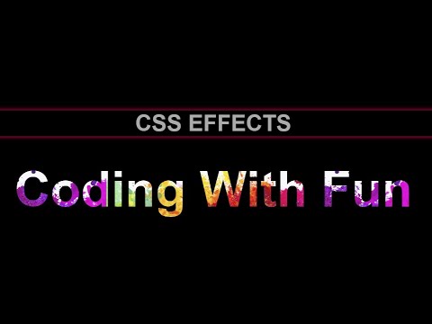 codingwithfun's tweet card. CSS3 Animation Text Filling with Color | PURE CSS Color Animation |...