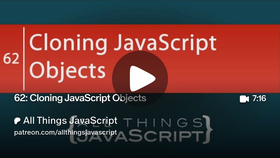 JavaScriptThing's tweet card. Get more from All Things JavaScript on Patreon