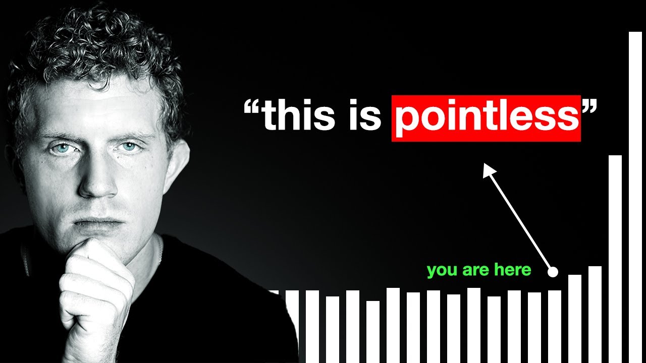 thedankoe's tweet card. Don’t Quit - How To Get Ahead Of 99% Of Personal Brands