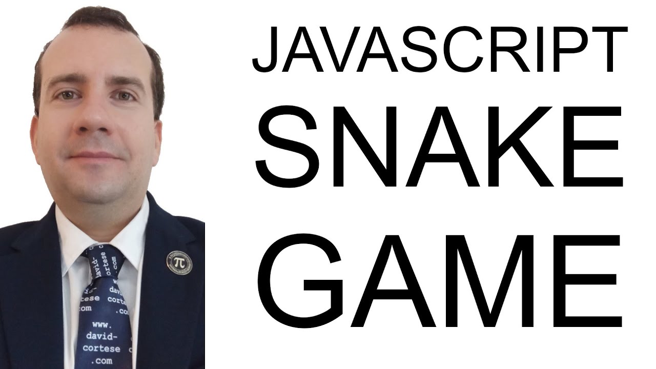 David_Cortese_'s tweet card. JAVASCRIPT SNAKE GAME - CODING TUTORIAL