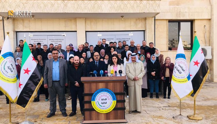 defendrojava's tweet card. QAMISHLI, Syria (North Press) – The Autonomous Administration of North and East Syria (AANES) commemorated on Sunday the first anniversary of the fall of the