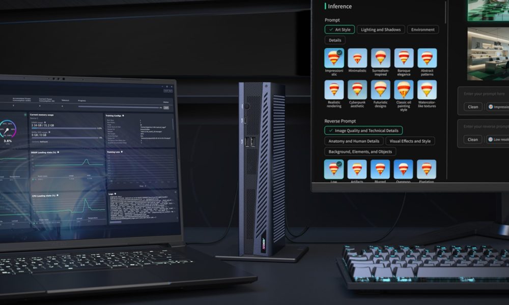 EstebanAlmeidaR's tweet card. Hace cosa de un mes GIGABYTE presentó la AORUS RTX 5060 Ti AI BOX, una tarjeta  gráfica externa integrada en un chasis compacto con una base que permite utilizarla tanto en horizontal como en...