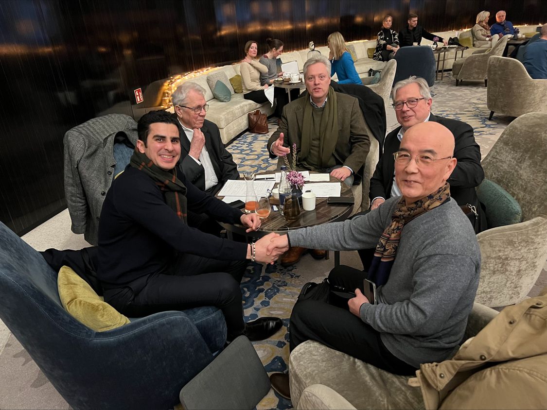 AlgorithmX8's tweet card. Sometimes business is not about profit, not about investment of a Swiss bank, not about making modern machines in cooperation with china, But it’s about people, about culture, about coming together...