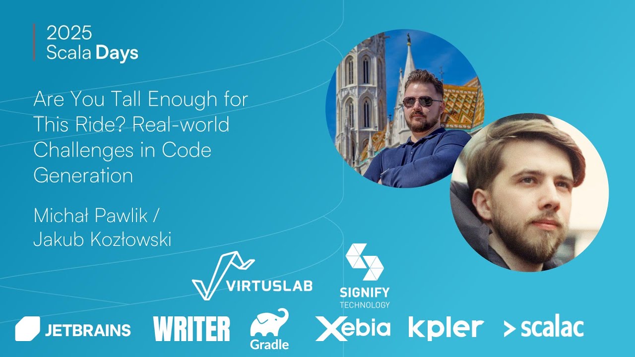 scala_lang's tweet card. Are You Tall Enough for This Ride？ Real world Challenges in Code...