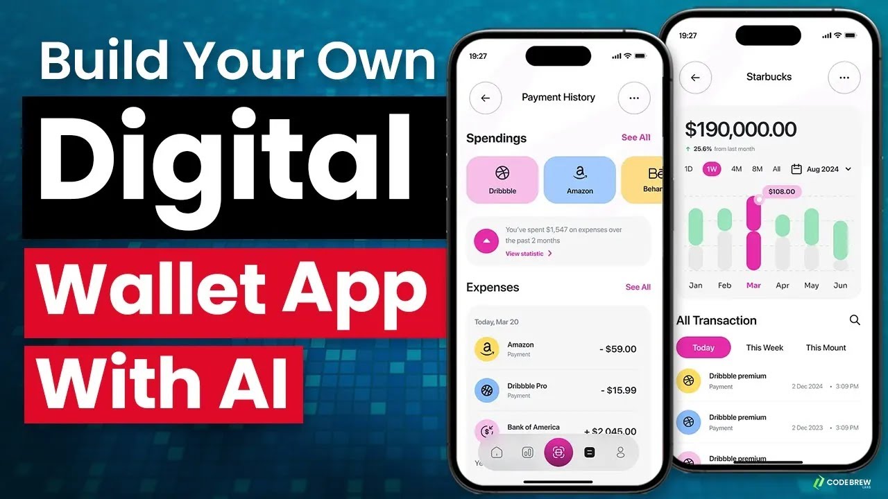 codebrewlab's tweet card. How to Build a Digital Wallet in 2025 with Latest AI Features