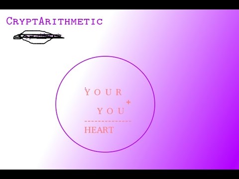 javaprogrammin5's tweet card. CryptArithmetic problem solution