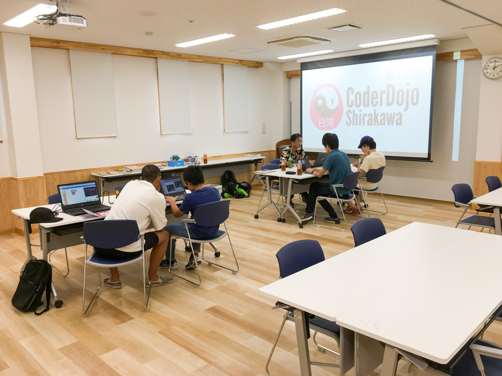 coderdojoshira1's tweet card. 2019-09-14（土）13:30 - 15:30 ※申込み後に参加出来なくなった場合は、キャンセル処理をお願いいたします。 　 第14回 CoderDojo白河 & メンターお勉強会、開催です！ 一般の見学や、ニンジャ？メンターって？という見学でも大歓迎ですので、お気軽にご参加下さい。 また、同時に「メンターお勉強会」もやりますので、簡単なお手伝いをしていただければ、 ...