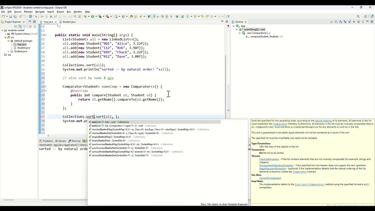 very_SW_Eng's tweet card. Java Comparable & Comparator in the Flesh – A Real Example Implemen...
