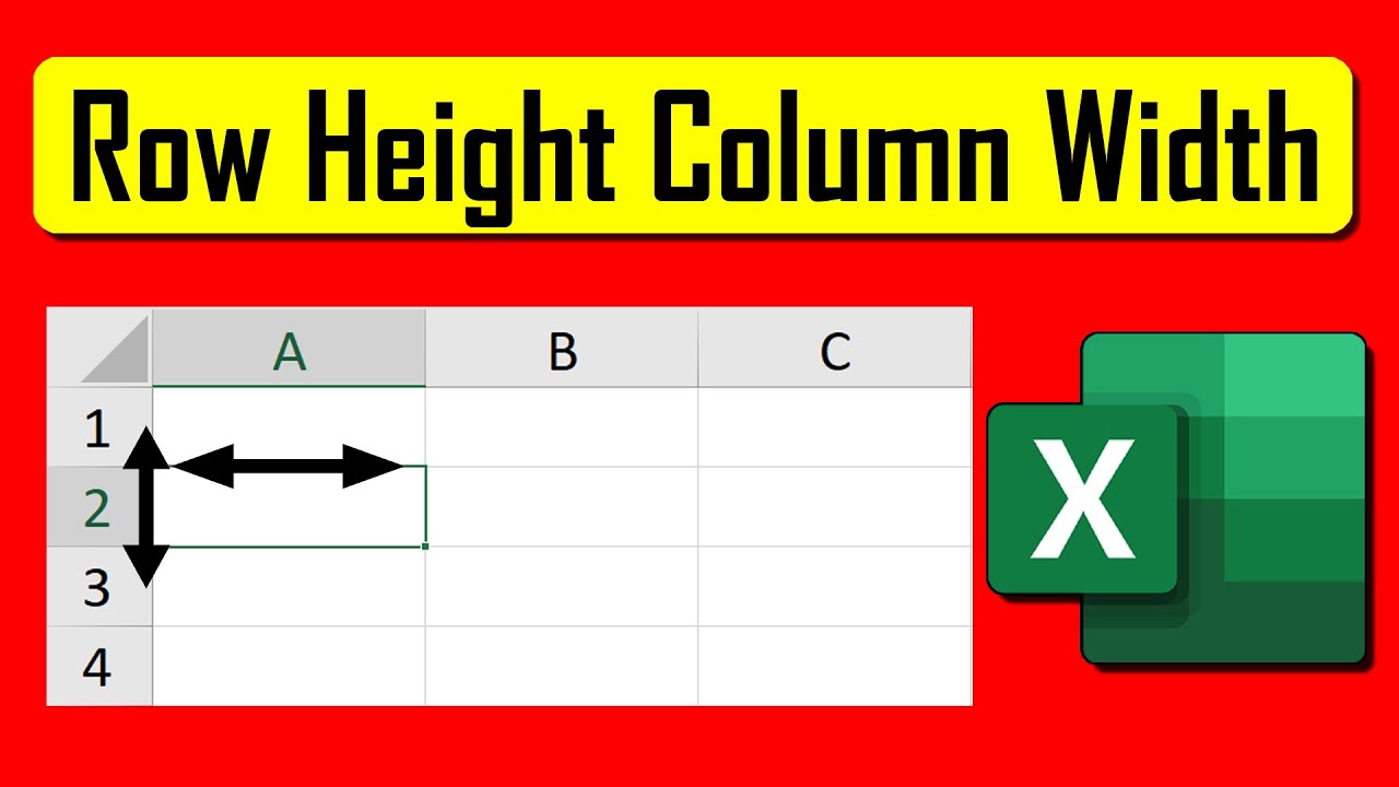 Excel10tutorial's tweet card. How to Change Row Height and Column Width in Excel (Adjust Cell Size...
