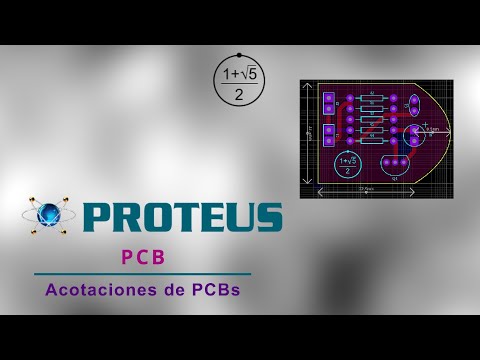 AqueronteBlog's tweet card. Proteus. Acotación del PCB