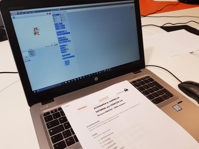 SpaghettiCodeEU's tweet card. Learn coding with Scratch!! (In collaborazione con DXC Technologies e Hewlett Packard Enterprise) Ora al Tilane Digital Fab di Paderno Dugnano. Piccoli coder crescono...