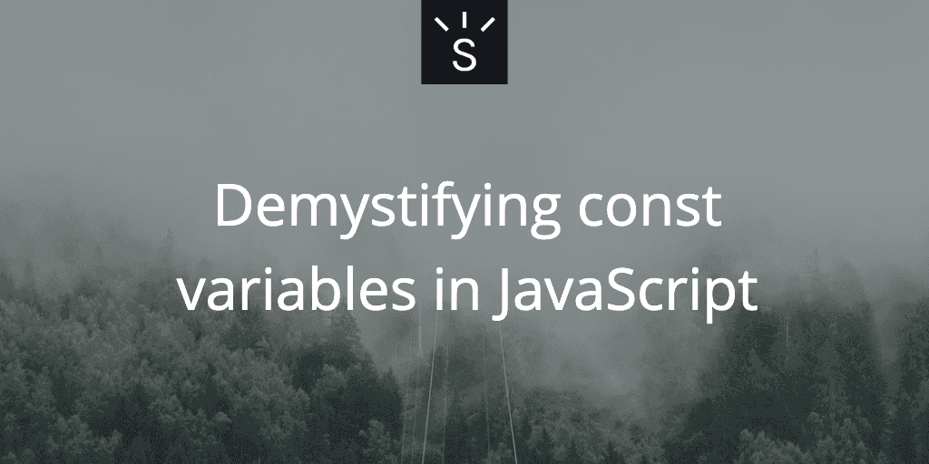 sunnysinghio's tweet card. When to use const instead of let to declare variables?