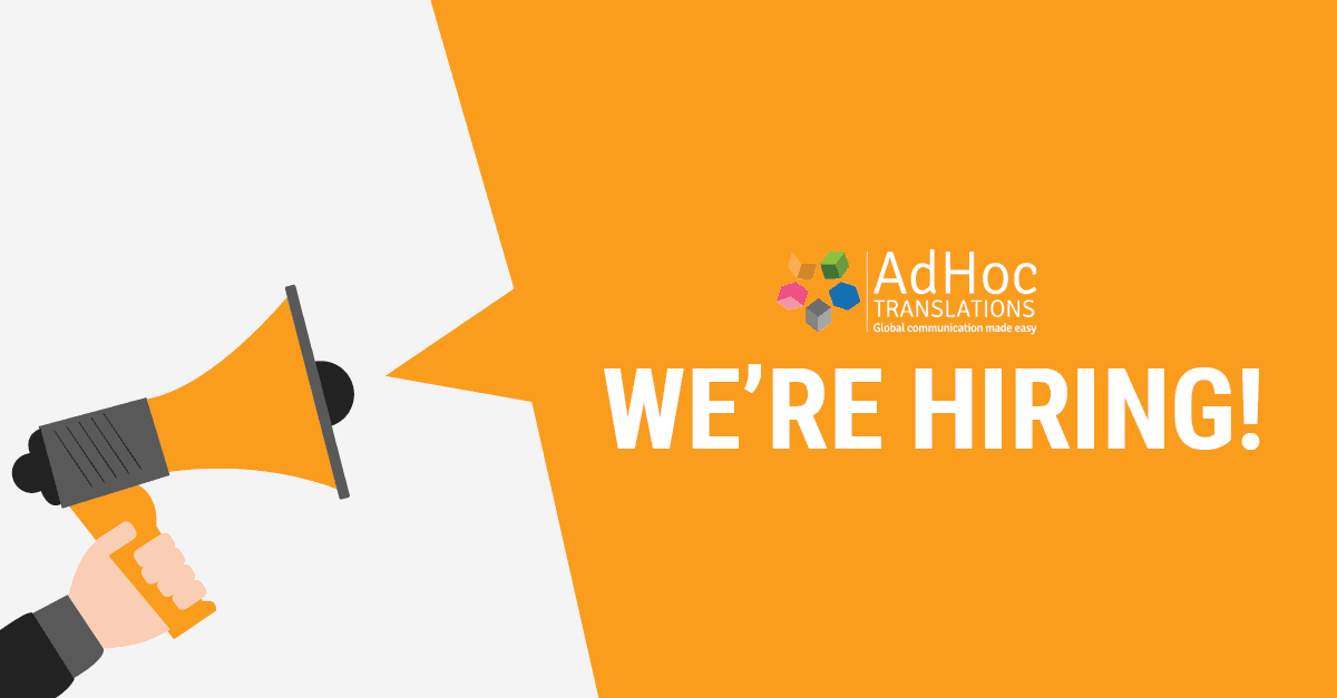 AdHoc_Language's tweet card. Vacancies at AdHoc Translations. Our employees are our biggest asset. Join our dedicated and talented team.