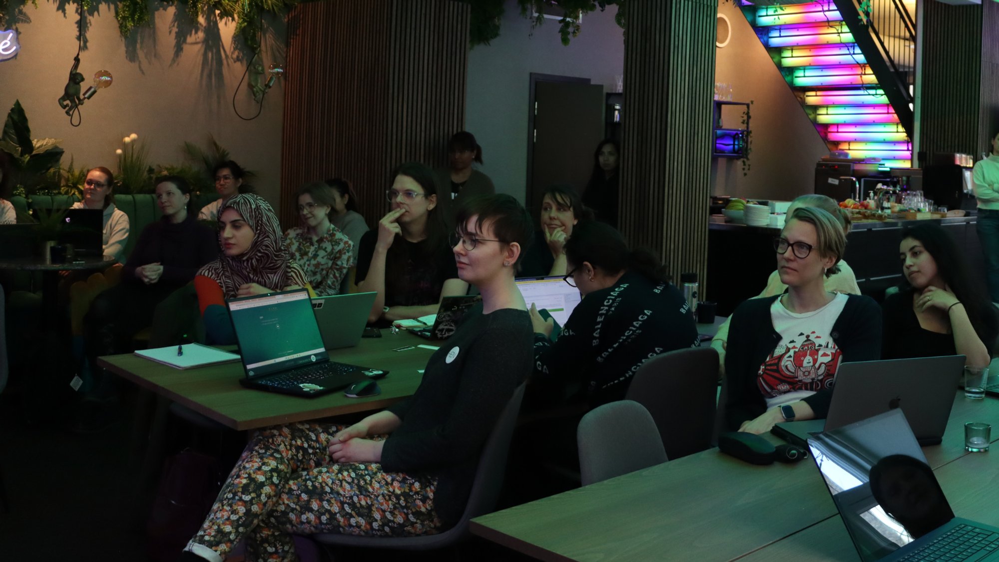 PinkProgramming's tweet card. Pink Sundays are our popular coding events where women, non-binary, and transgender people can meet up, code, and network together!