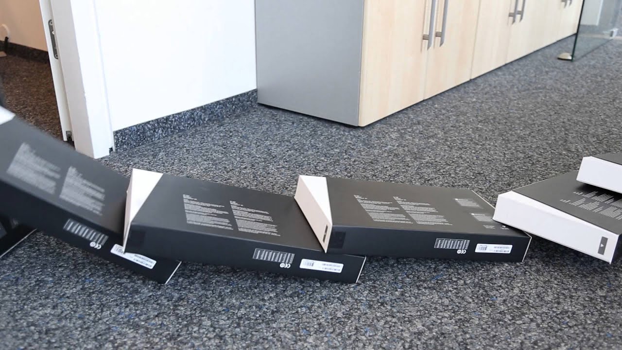 ppedv's tweet card. 101 Surface Domino