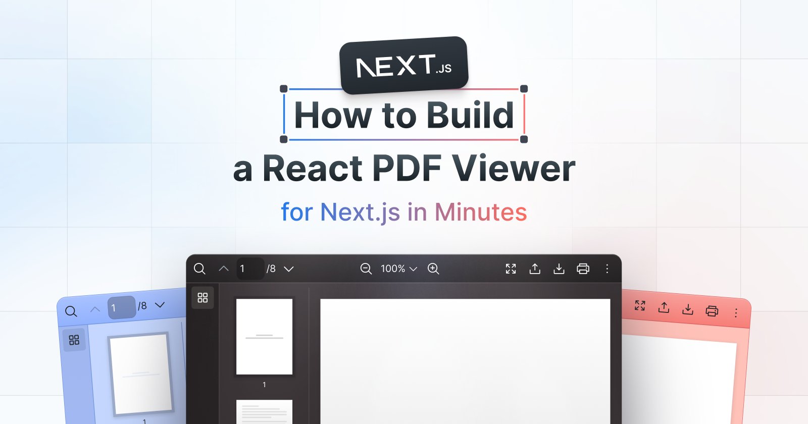 ReactPdf's tweet card. Learn how to quickly integrate a customizable React PDF viewer into your Next.js project using React PDF library