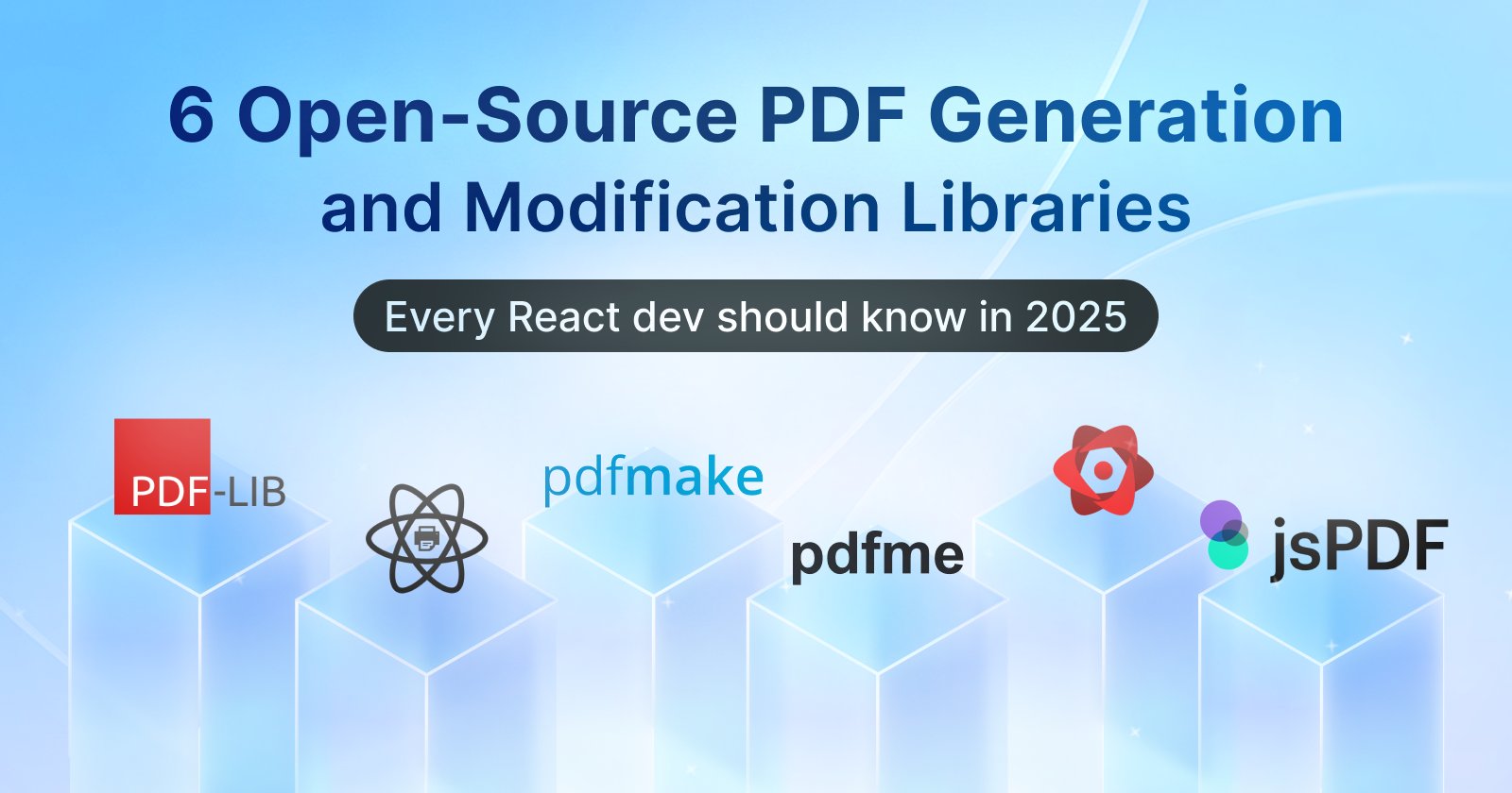 ReactPdf's tweet card. Discover 6 essential open-source React libraries for seamless PDF creation and editing, enhancing client-side document handling in 2025