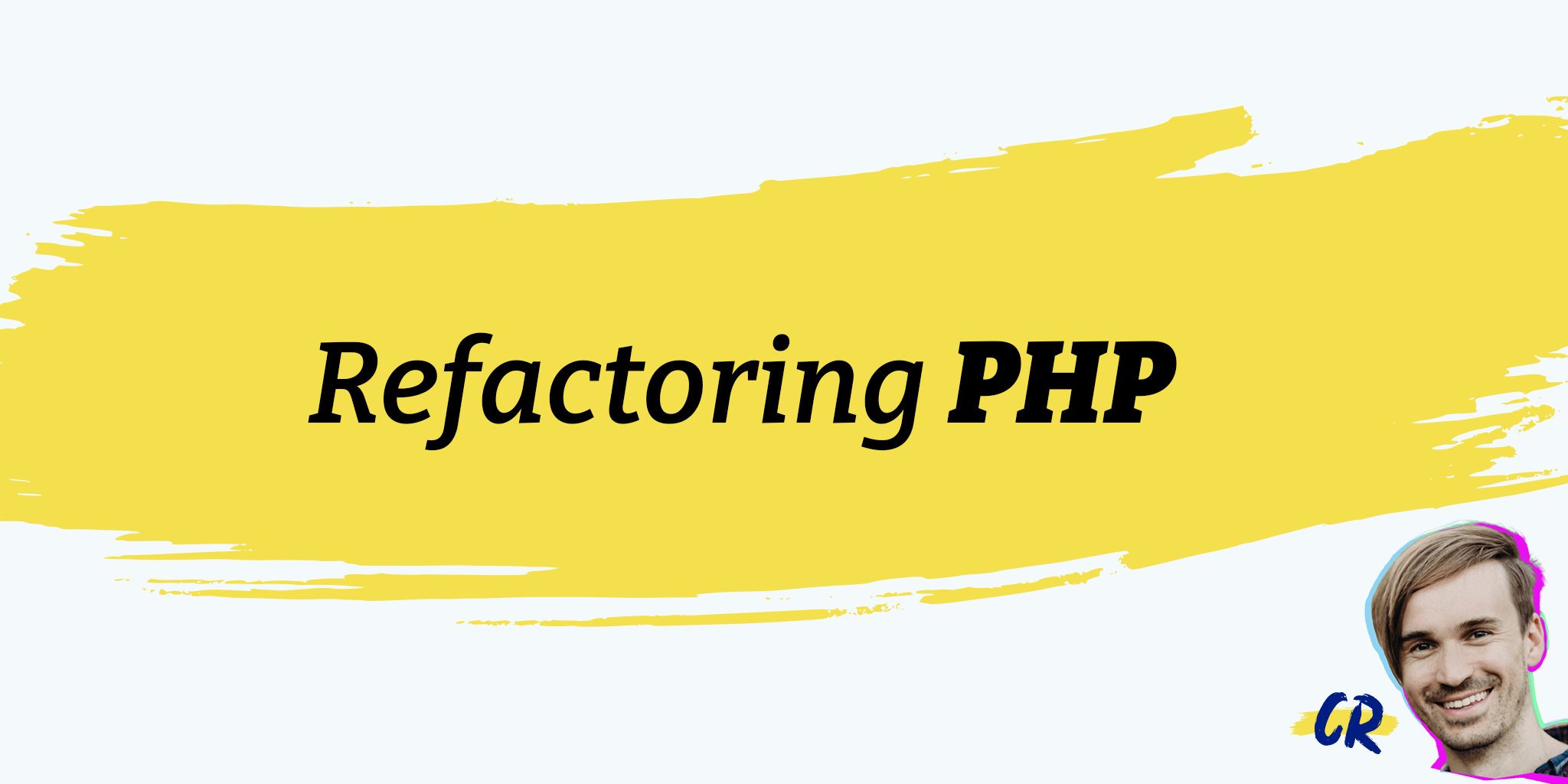 christophrumpel's tweet card. I've been programming in PHP now for almost ten years, and if there is one thing I learned over this period, it's that readability and simplicity are the keys for maintainable and sustainable code....