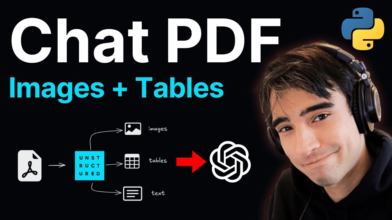 PythonPr's tweet card. Multimodal RAG: Chat with PDFs (Images & Tables) [2025]