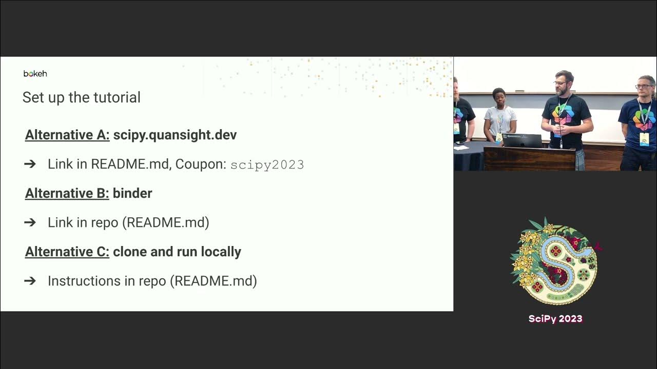 bokeh's tweet card. Interactive data visualization with Bokeh - Pavithra, Ian Thomas,...