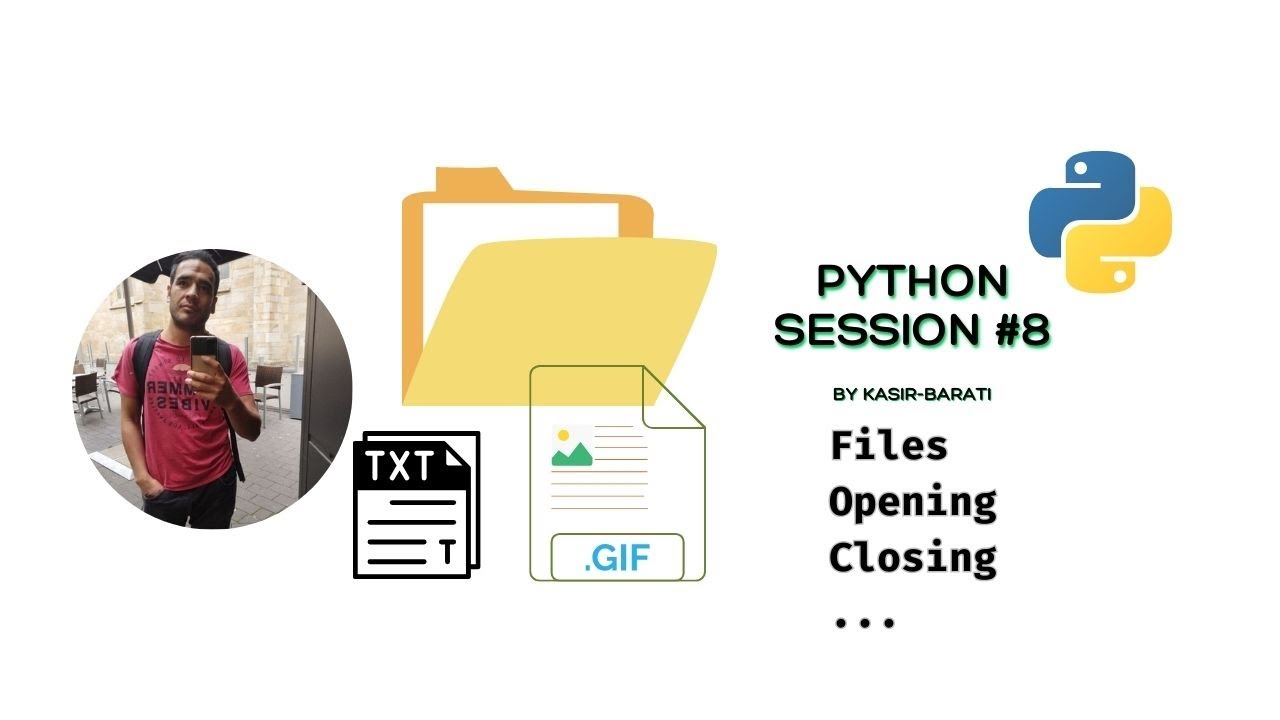 kasir_barati's tweet card. جلسه ۸ - آموزش پایتون - کار با فایل ها