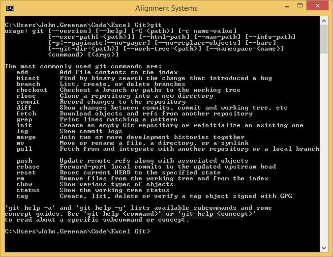 Rubberduck203's tweet card. Here we look at integrating Excel with Git. I will assume that the reader is familiar with Excel.