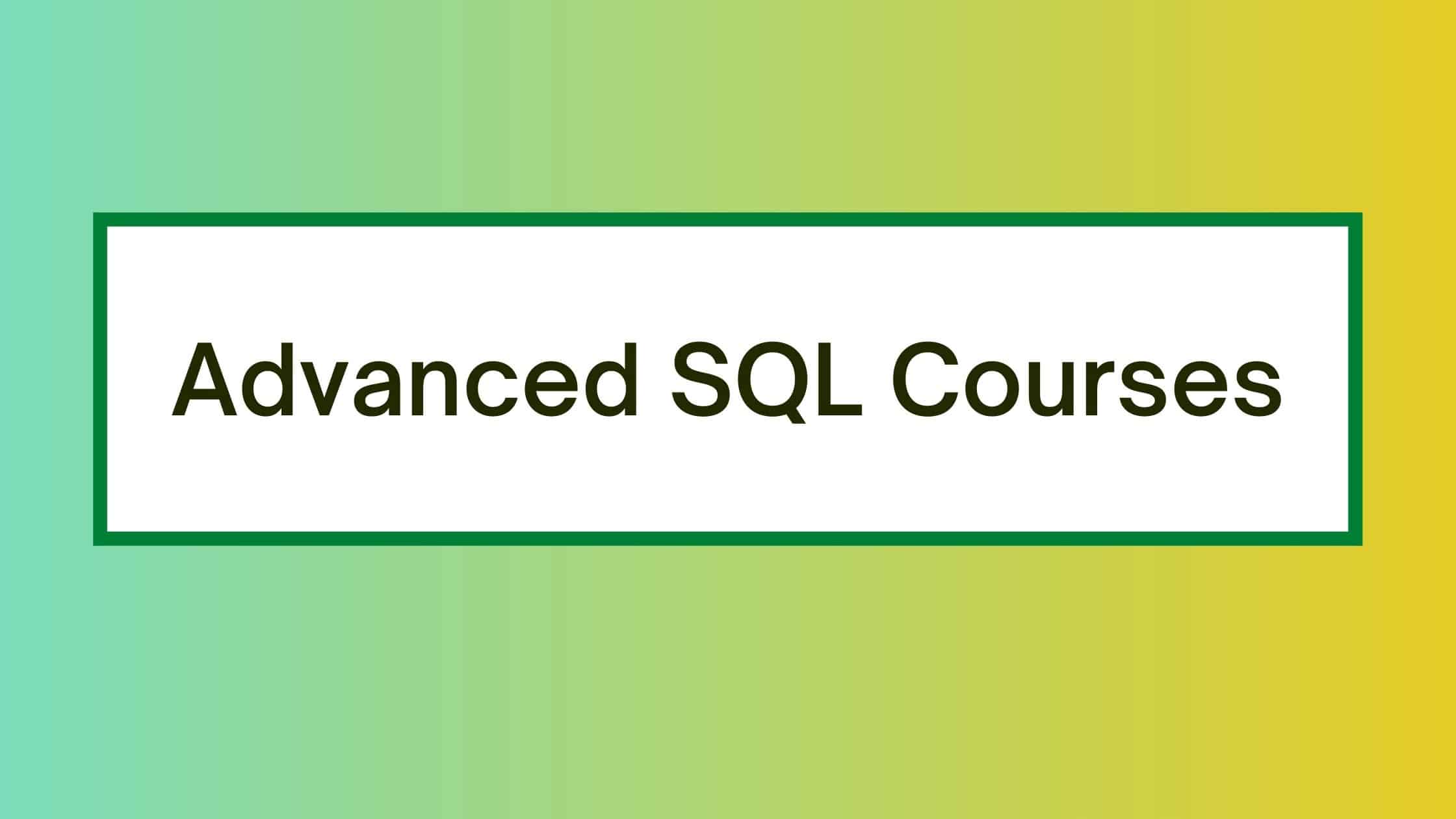 KirkDBorne's tweet card. Are you looking for Best Advanced SQL Courses?… If yes, then this article is for you. In this article, you will find the 7 Best Advanced SQL Courses.