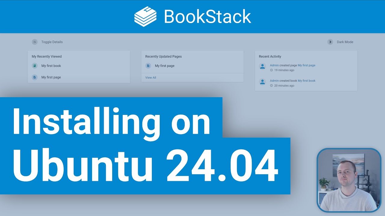 bookstack_app's tweet card. Installing BookStack on Ubuntu Server 24.04 with HTTPS