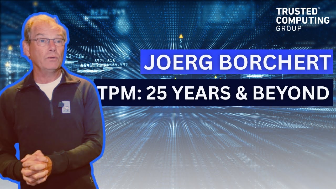 TrustedComputin's tweet card. Joerg Borchert | The Former TCG President Reflects on 25 Years of...