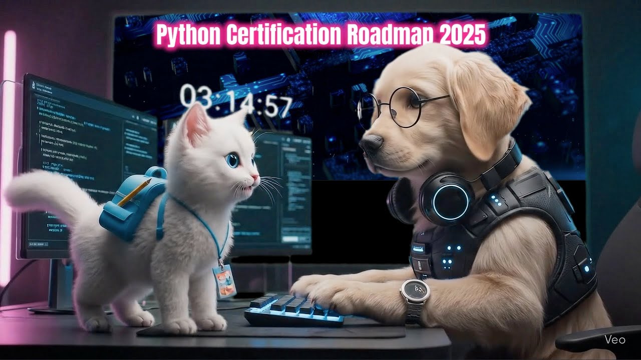 myexamcloud's tweet card. Python Certification RoadMap 2025 – From Freshers to Experts!