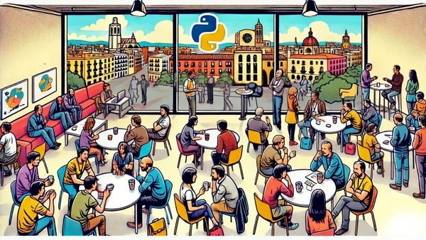 PythonGirona's tweet card. 🗓️ **Data**: Dijous, 28 de novembre 🕖 **Hora**: 19:00h 📍 **Lloc**: El Modern. Centre Audiovisual i Digital Aquest meetup arriba amb un format únic i dinàmic! 🎉 🌟 **Q