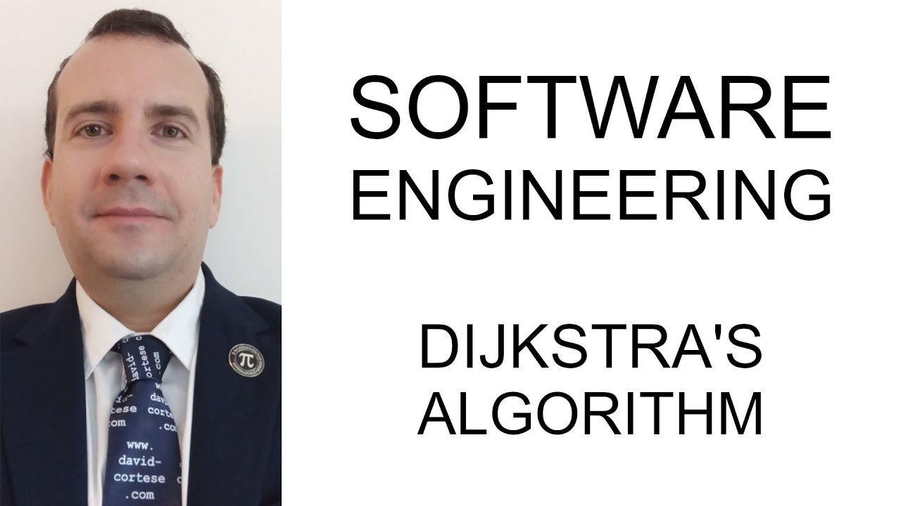 David_Cortese_'s tweet card. DIJKSTRA'S ALGORITHM