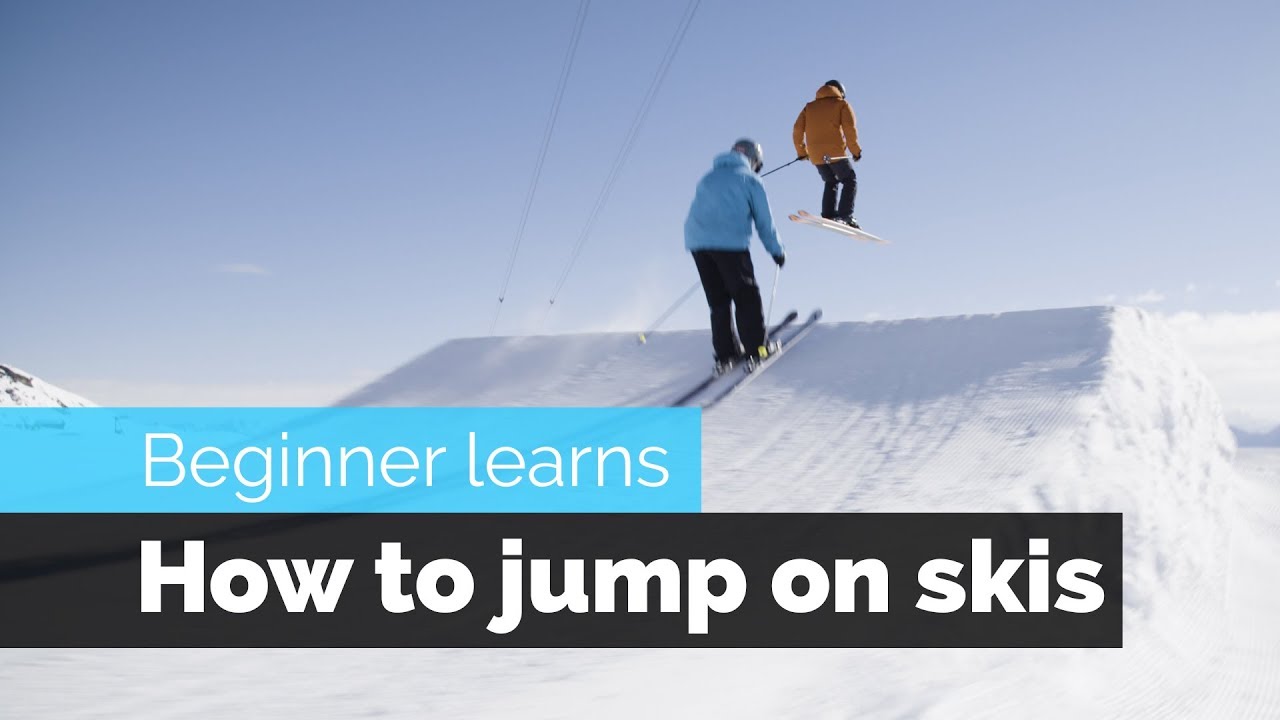 StompItTutorial's tweet card. How to Jump on Skis | a Beginner Skiers Progression