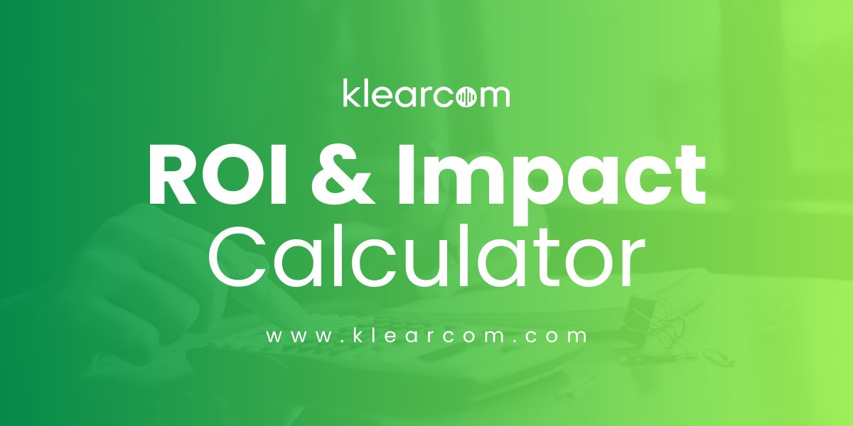 KlearcomTech's tweet card. Estimate IVR outage costs quickly with Klearcom's ROI calculator, ensuring proactive communication and seamless operations for your business.