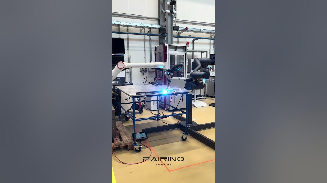 WSrobotics_EU's tweet card. Welding can be faster, safer and far more consistent l FAIRINO EUROPE
