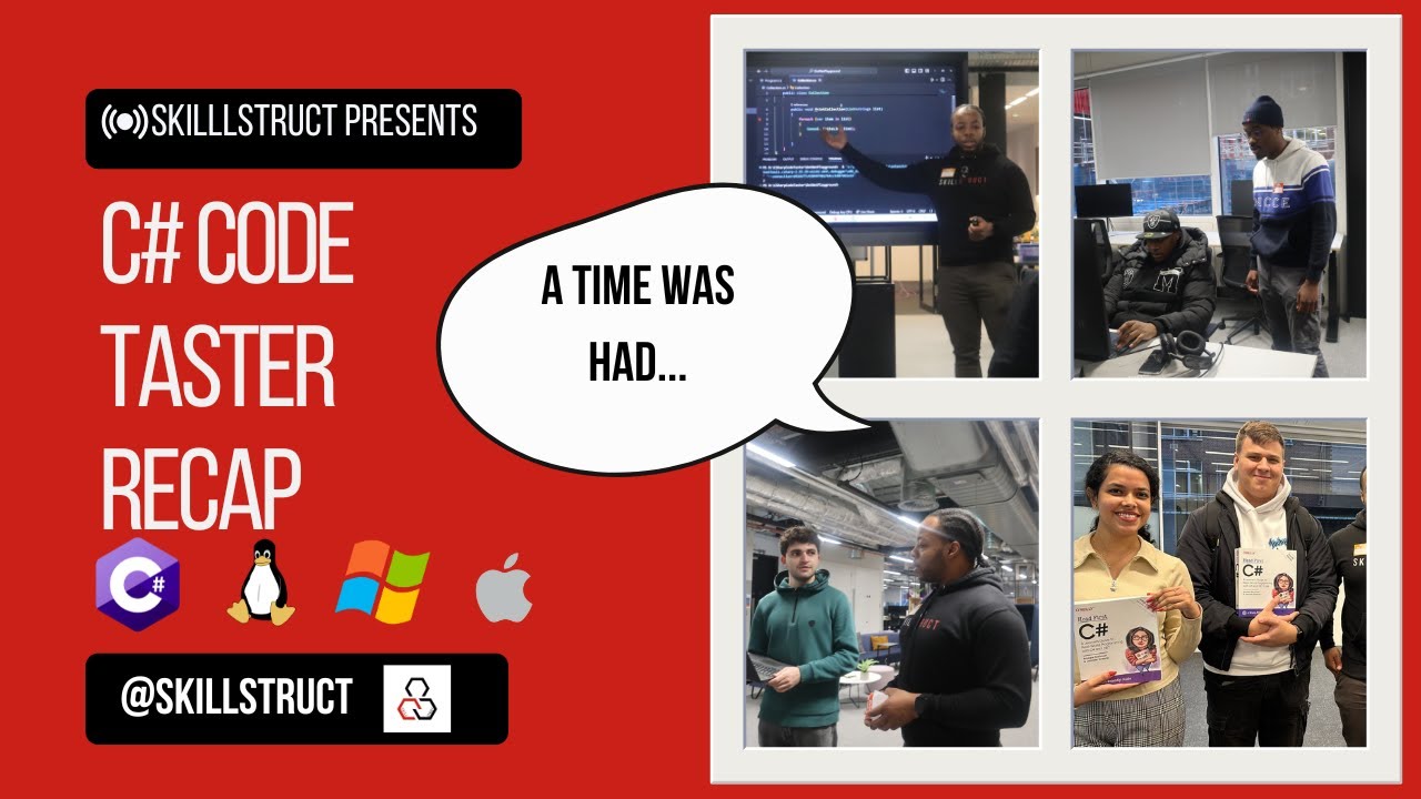 skillstruct's tweet card. C# Code Taster Event Nov 24 Recap: Highlights, Insights, and First...