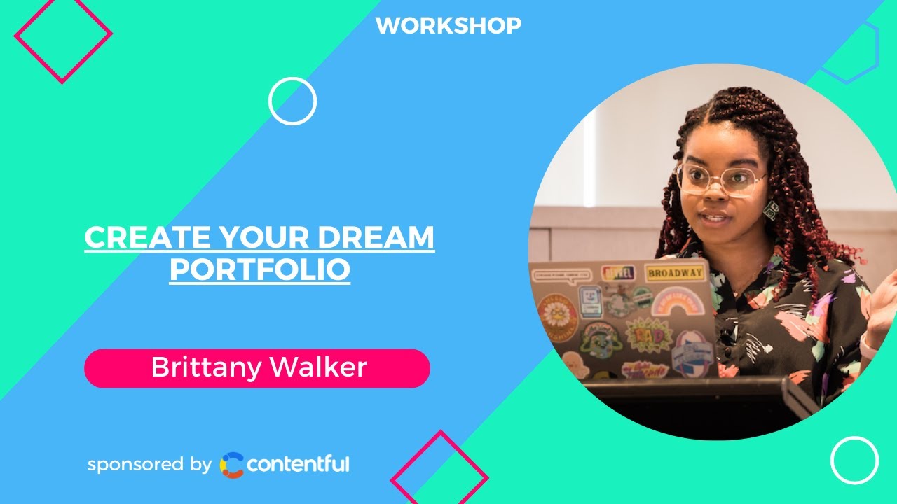codebarBCN's tweet card. Create your Dream Portfolio using Contentful with Brittany Walker