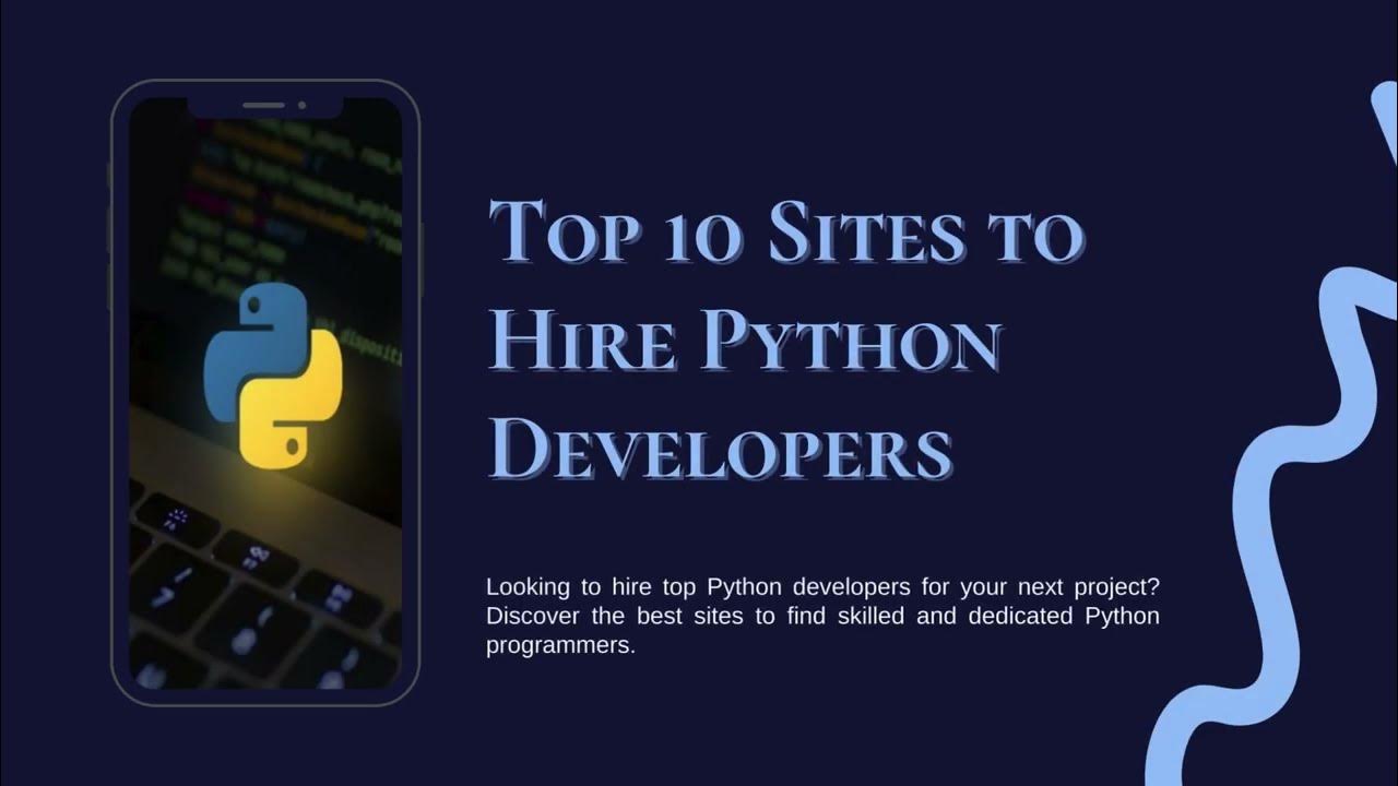 chrisjackson531's tweet card. Top 10 Sites to Hire Python Developers 2024